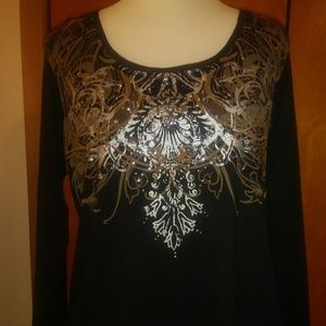 RXB long sleeve blingy top